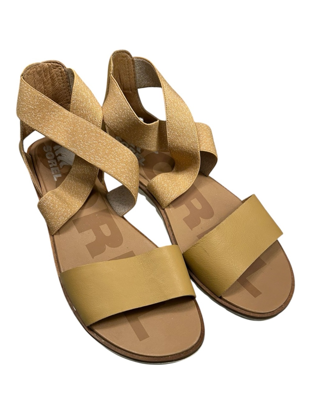 Sorel Ella Tan leather sandals